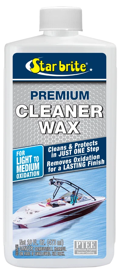 089616P – STAR BRITE Marine Wax, Liquid Removes Oxidation/ Chalk 16 Ounce Bottle Single Light Med Oxidation Level Wit...